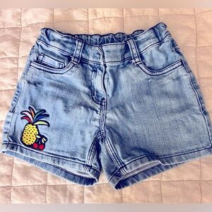 Hannah Andersson Girl’s Blue Jean Shorts Size 6 - 7